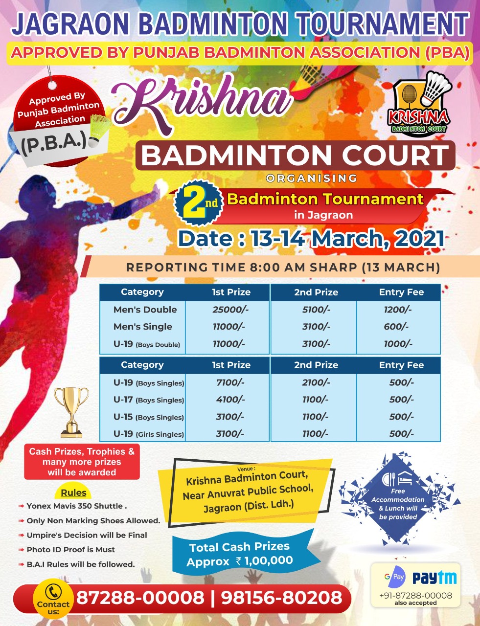 Krishna Badminton Court,