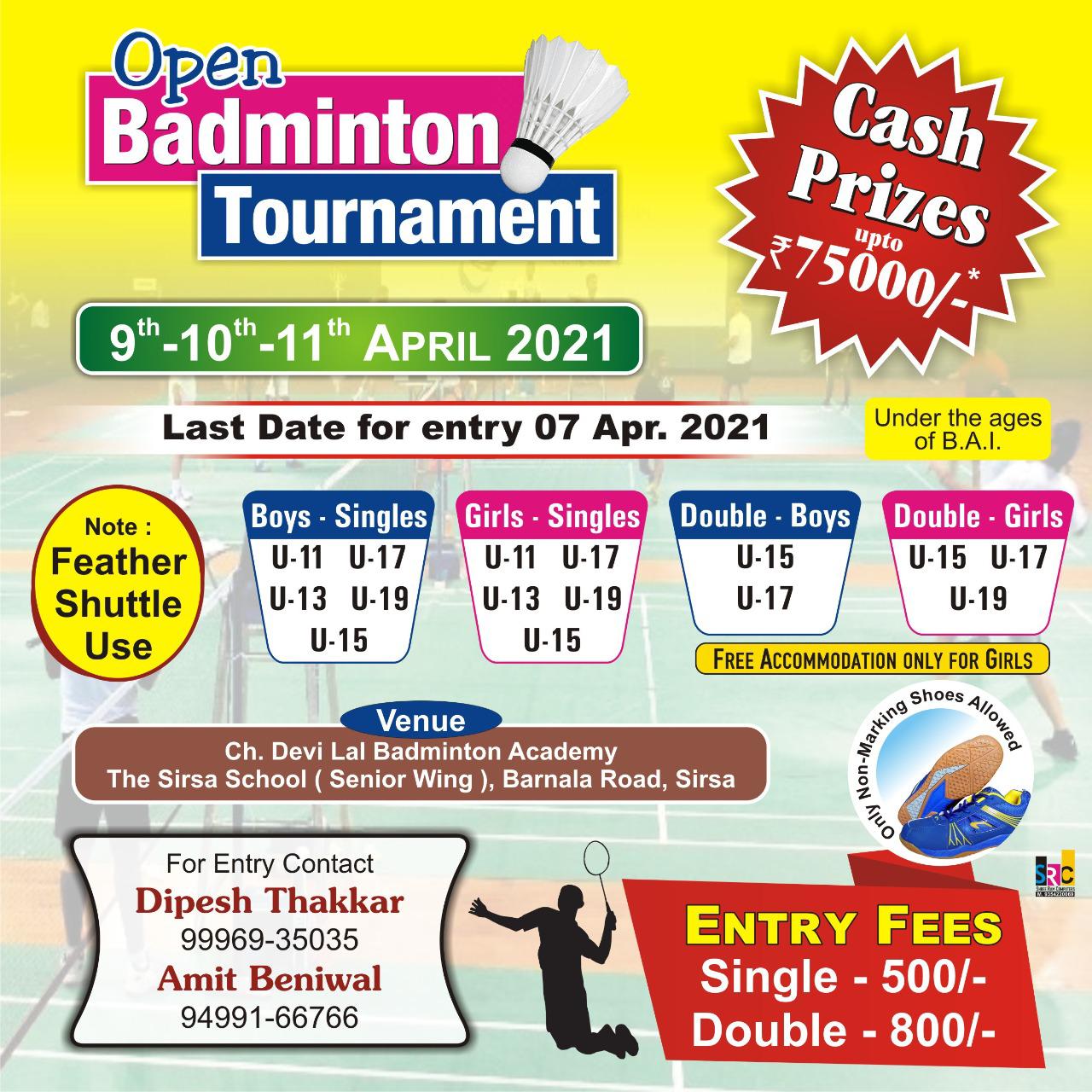 Ch.Devi Lal Badminton Academy