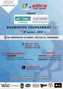Faridabad Badminton Tournament 2.0