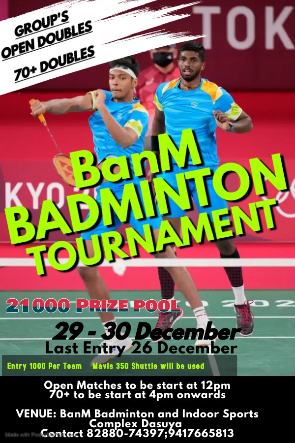 BanN Badminton Tournament