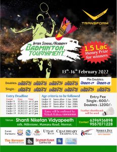 Badminton Tournament Meerut