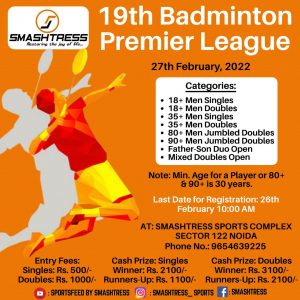 19th Badminton Premier League