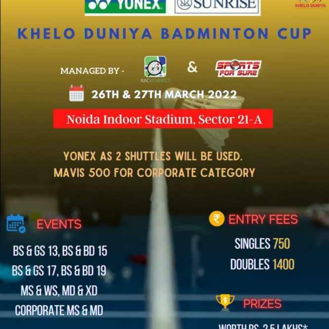 Khelo Duniya Badminton Cup