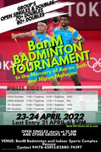 BanM Badminton Tournament- Dasuya