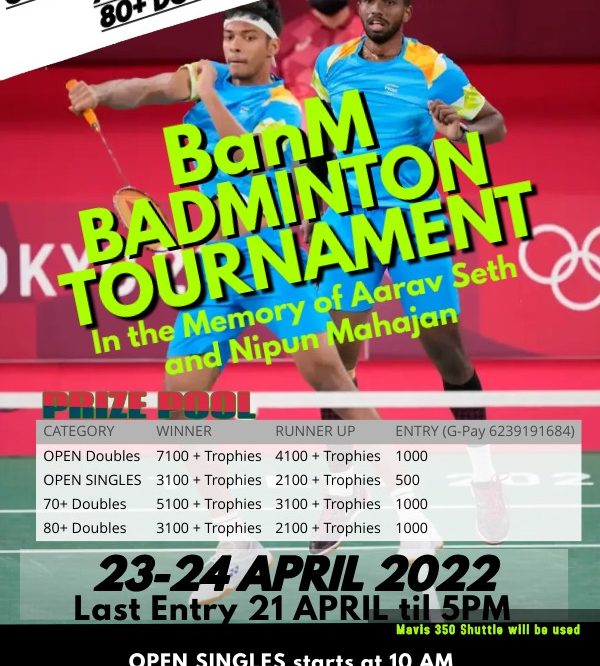 BanM Badminton Tournament- Dasuya