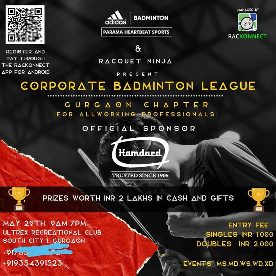 Corporate Badminton League - Gurgaon