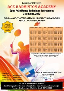 Ace Badminton Academy Tournament