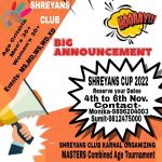 Shreyans Cup 2022 Karnal