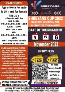 SHERYANS-CUP-KARNAL-4to6Nov2022