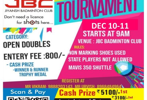 JBC Open Badminton Tournament