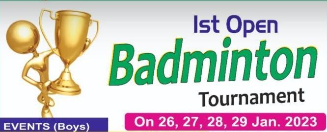 1st Open Badminton Tournament Mansa-TN