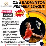 23rd Badminton Premier League