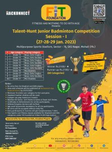 Talent Hunt Junior Badminton Competition