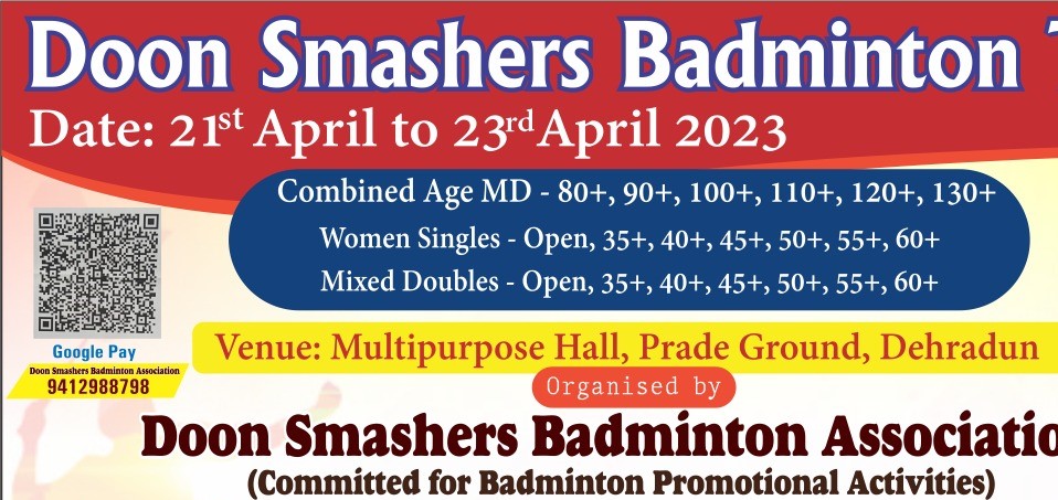 Doon Smashers Badminton Tournament-TN