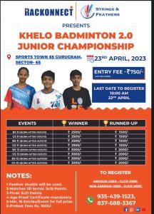 Khelo Badminton 2.0 Junior Championship