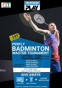 Perfly Badmiinton Master Tournament - Zirakpur