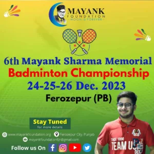 6th MF Badminton Tournament 2023