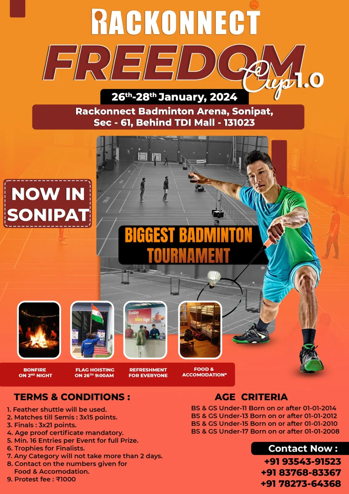 Rackonnect Badminton Freedom Cup-TN