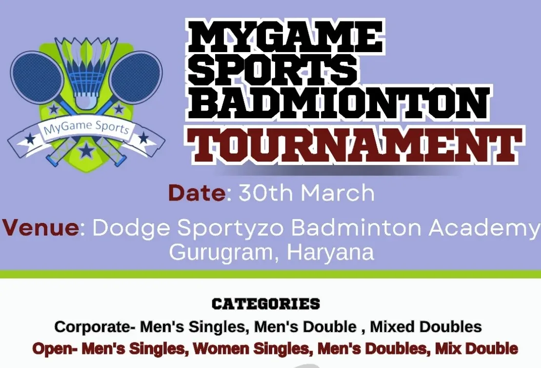 MyGame Sportss Badminton Tournament Gurugram-TN