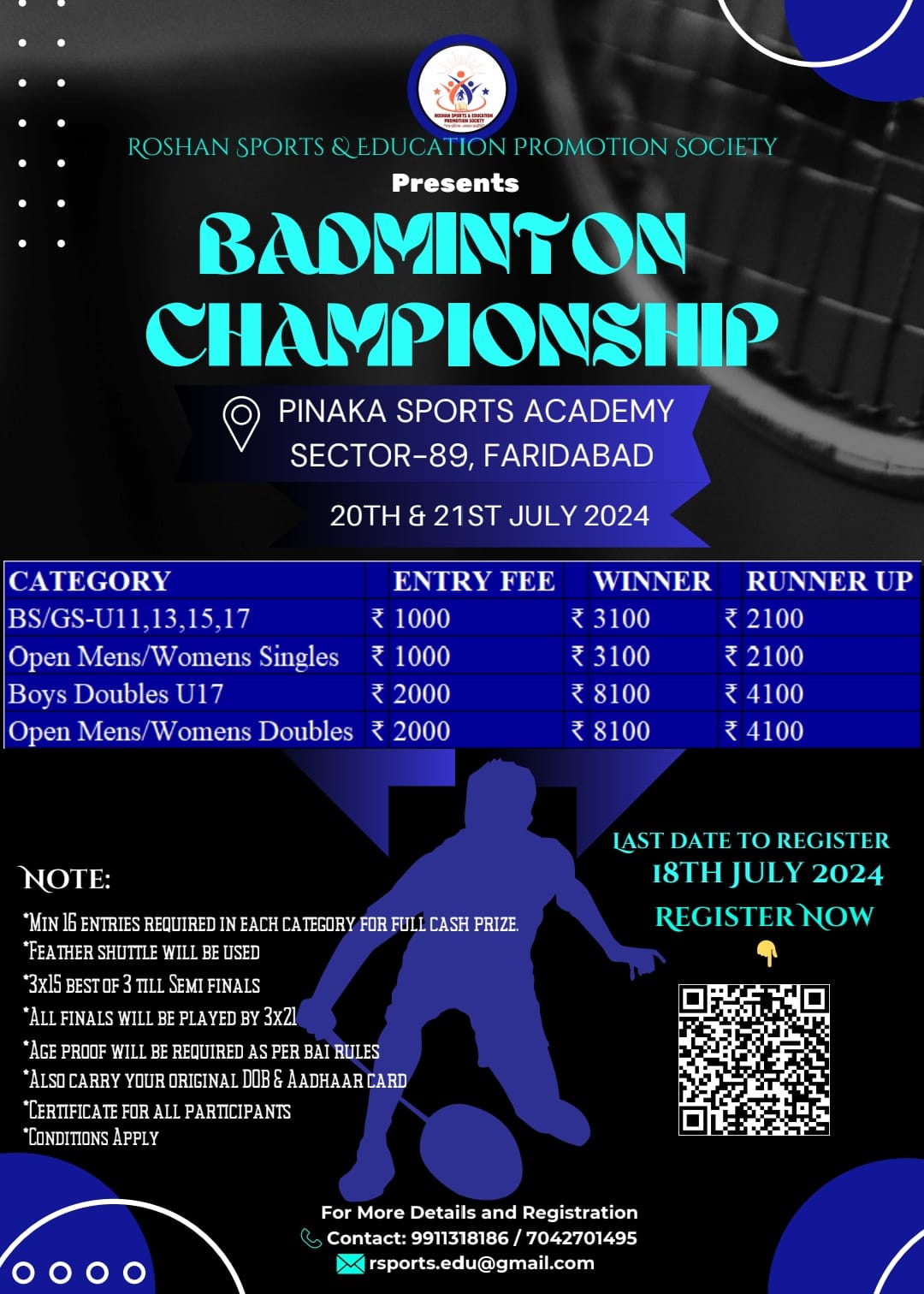 BADMINTON TOURNAMENTS 2024 Badmintonpb