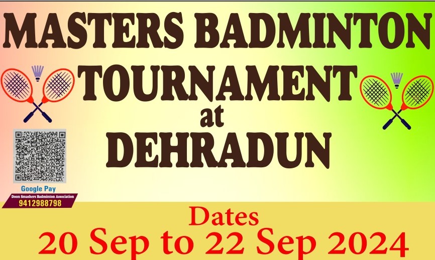 Masters Badminton Tournament Dehradun