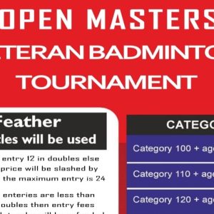 Veterans Badminton Tournament Dehradun