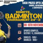 KOMPTE Badminton Tournament Chandigarh