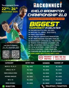 Rackonnect Khelo Badminton Championship 21