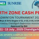 North Zone Cash Prize Badminton Tournament 2025 TN