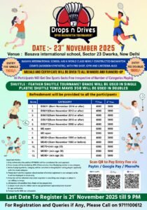 Drops n Drives Open Badminton Tournament