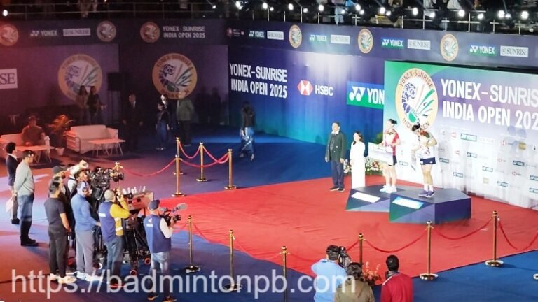 India Open 2025 New Delhi Prize Ceremony