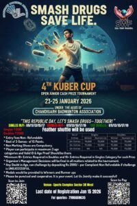 4th Kuber Cup Badminton Tournament CHD