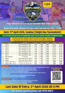 Drops and Drives Badminton Tournament 2026